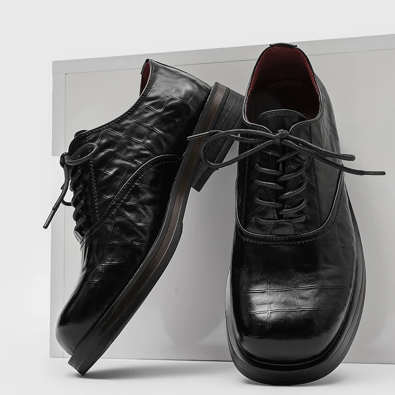 

Casual men's leather shoes Classic Business Style Party and Work Outdoor Fashion Street High quality luxury suit shoes Hot