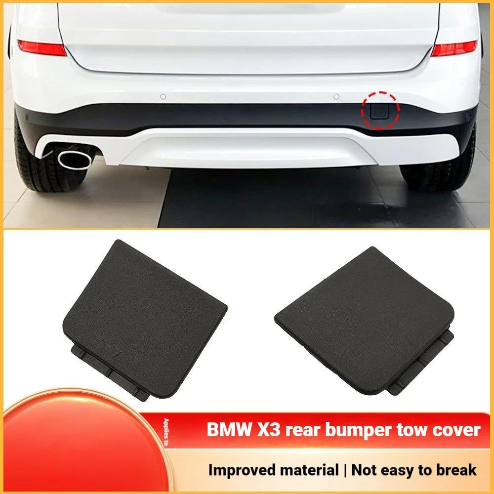 Fits BMW F25 Rear Bar Trailer Cover X3 Rear Bumper Traction Hook Hole Cover 51127338752 for 14-17 years
