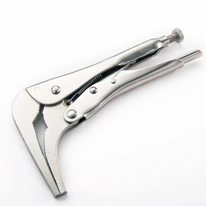 Vice Grip Plier Wrench 90 Bent Nose Locking Pliers Crimping Steel