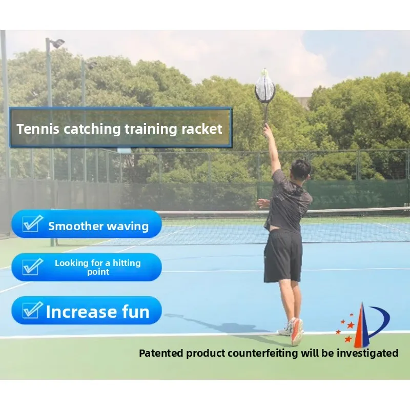 Tennis receiving service training racket single tennis trainer practice equipment one person playing  artifact