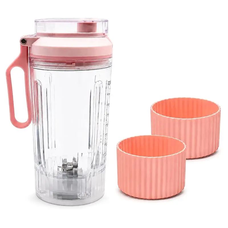 A94E-For Ninja Blast Max Blender BC251 Replacement Container And Lid 22Oz Replacement Cup With Leak Proof Lid And Boots
