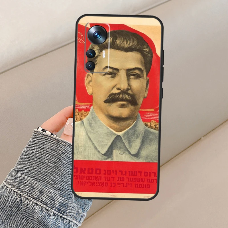 Soviet Union Leader Stalin Cover Case For Xiaomi 13 12 Lite 12X 11T 12T Pro POCO F5 X3 X5 Pro X4 F4 GT F3 M5s M6 Pro