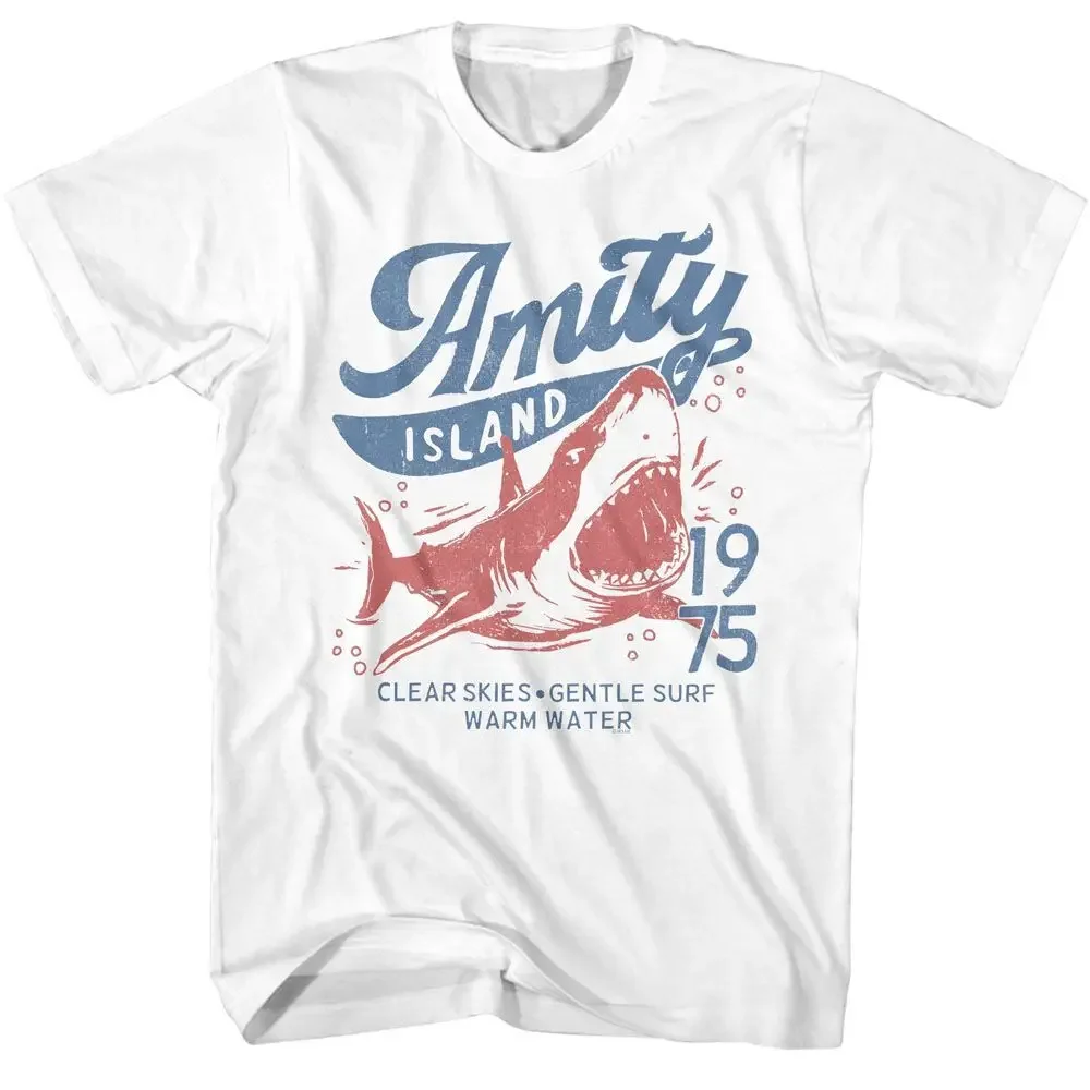 Jaws Clear Skies 1975 White T Shirt