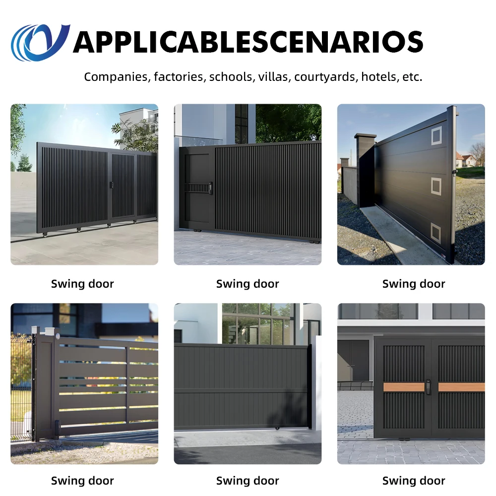 التخصيص بوابة أوتوماتيكية بوابات المدخل الصناعية الألومنيوم الكابولي انزلاق بوابة بوابة الكابولي التلقائي للخارجية