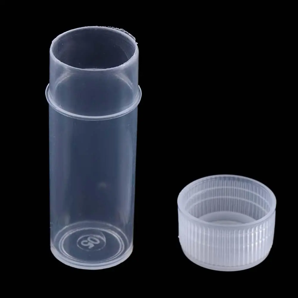 20Pcs Liquid Container Mini Packing Bottles Translucent Test Tubes Vials Vials Storage Container Sample Bottle Powder Container