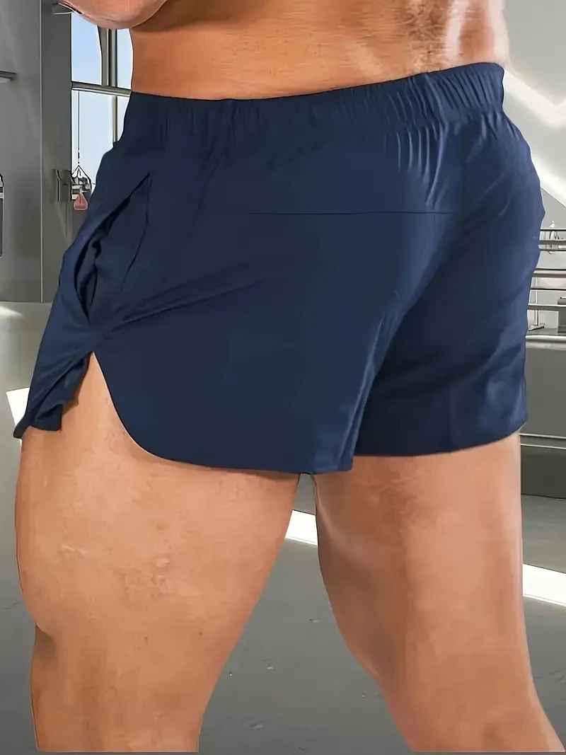 Summer Men's Sports Shorts Quick Drying, Breathable Athletic Training Shaping Sports and Leisure with Pockets, Elastic Waistband