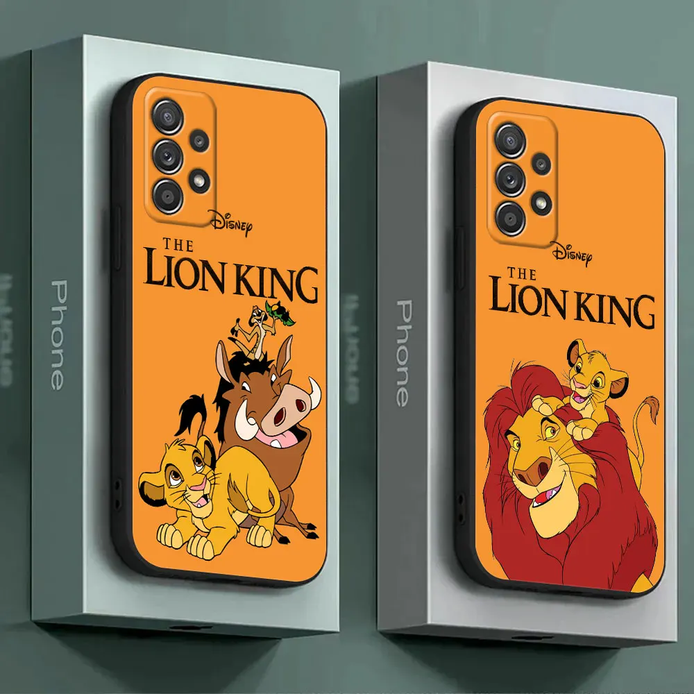 Disney The Lion King HAKUNA MATATA For Samsung A55 Case A54 A52 A53 5G A51 A34 A35 A33 A32 A50 A72 A71 A30 A7 A9 Case Soft Cover