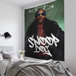 Rapper Snoop Dogg Colorful Tapestry Wall Hanging Hanging Tarot Hippie Wall Rugs Dorm Wall Art Decor