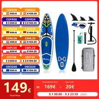 FunWater Inflatable Sup Board Stand Up Paddle Board Surfing Surfboard KOI 11'6'' LIGHTWEIGHT INFLATABLE STAND UP PADDLE BOARD