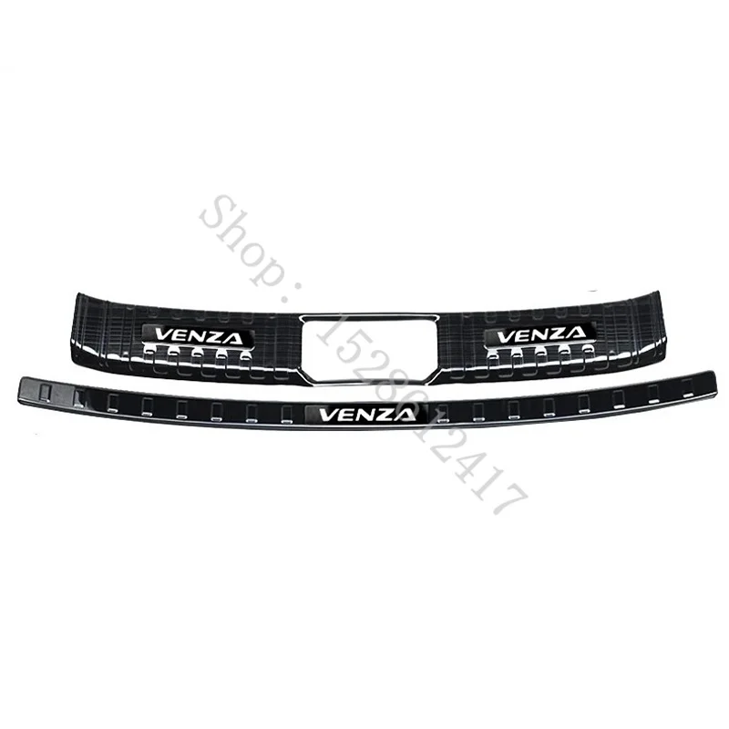 For Toyota VENZA 2022~2024 2025 rear styling Rear Door Bumper Protector sill plate/Trunk Tread Plate Trim car accessories