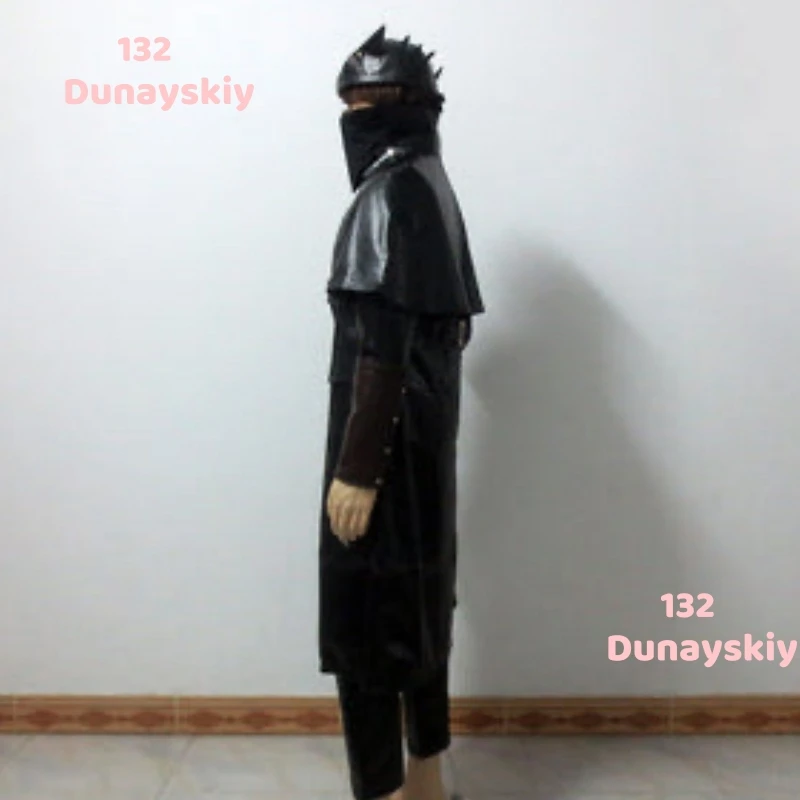 Gioco Bloodborne Set Cosplay per uomini adulti Donne Comic Con The Hunter Black Party Costume cosplay di Halloween Realizzato su misura