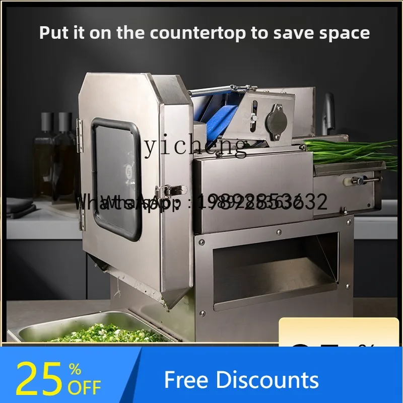 A1 Automatic Vegetable Cutting Machine Commercial Multifunctional Potato Radish Slicing and Shredding Machine