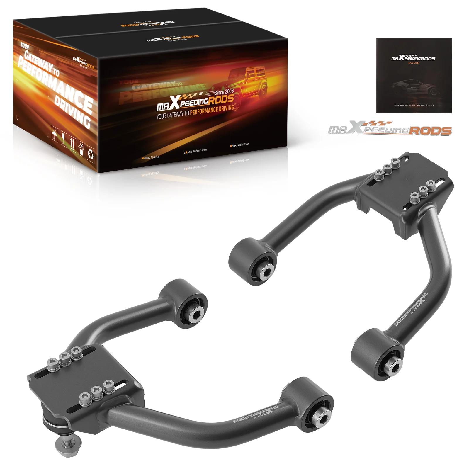 MaXpeedingrods Adjustable Front Upper Camber Arms for Honda Accord 2008-2012 TSX