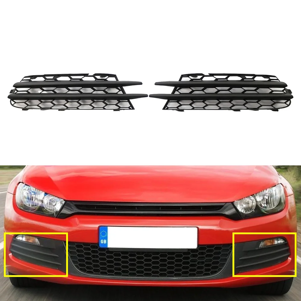 

Black Car Front Bumper Lower Mesh Grill Honeycomb Fog Light Grille For VW Scirocco 2008 2009 2010 2011 2012 2013 2014 1K8853666B