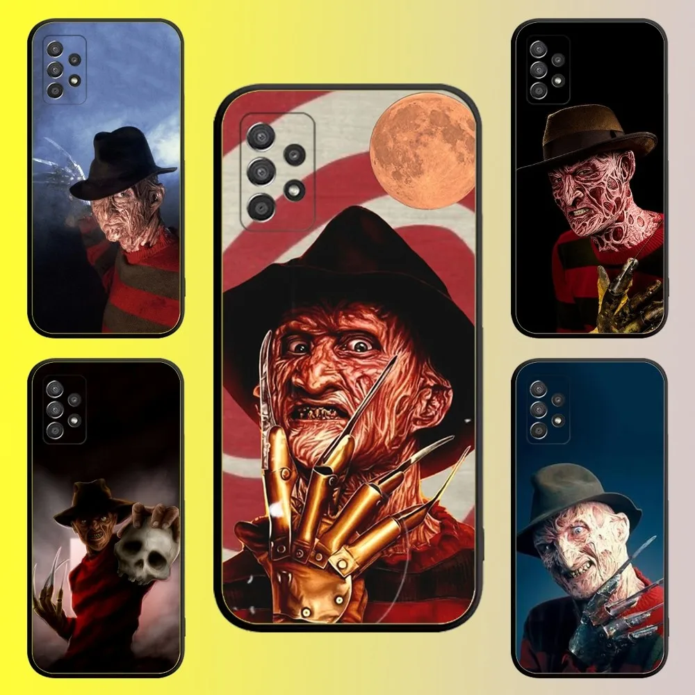 F-Freddy horror K-Krueger Phone Case For Samsung Galaxy A13,A21s,A22,A31,A32,A52,A53,A71,A80,A91 Soft Black Shell