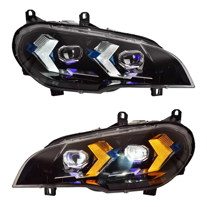 

Plug & Play LED Headlight For BMW X5 E70 2007-2013 New Styles Front Light Upgrade Turn Signals Head Lights Head Lamps