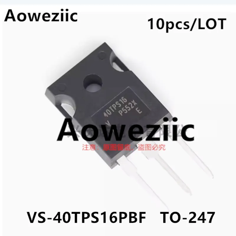 

Aoweziic 2019+ 100% New Imported Original VS-40TPS16PBF 40TPS16PBF 40TPS16 TO-247 One-Way SCR 55A 1600V