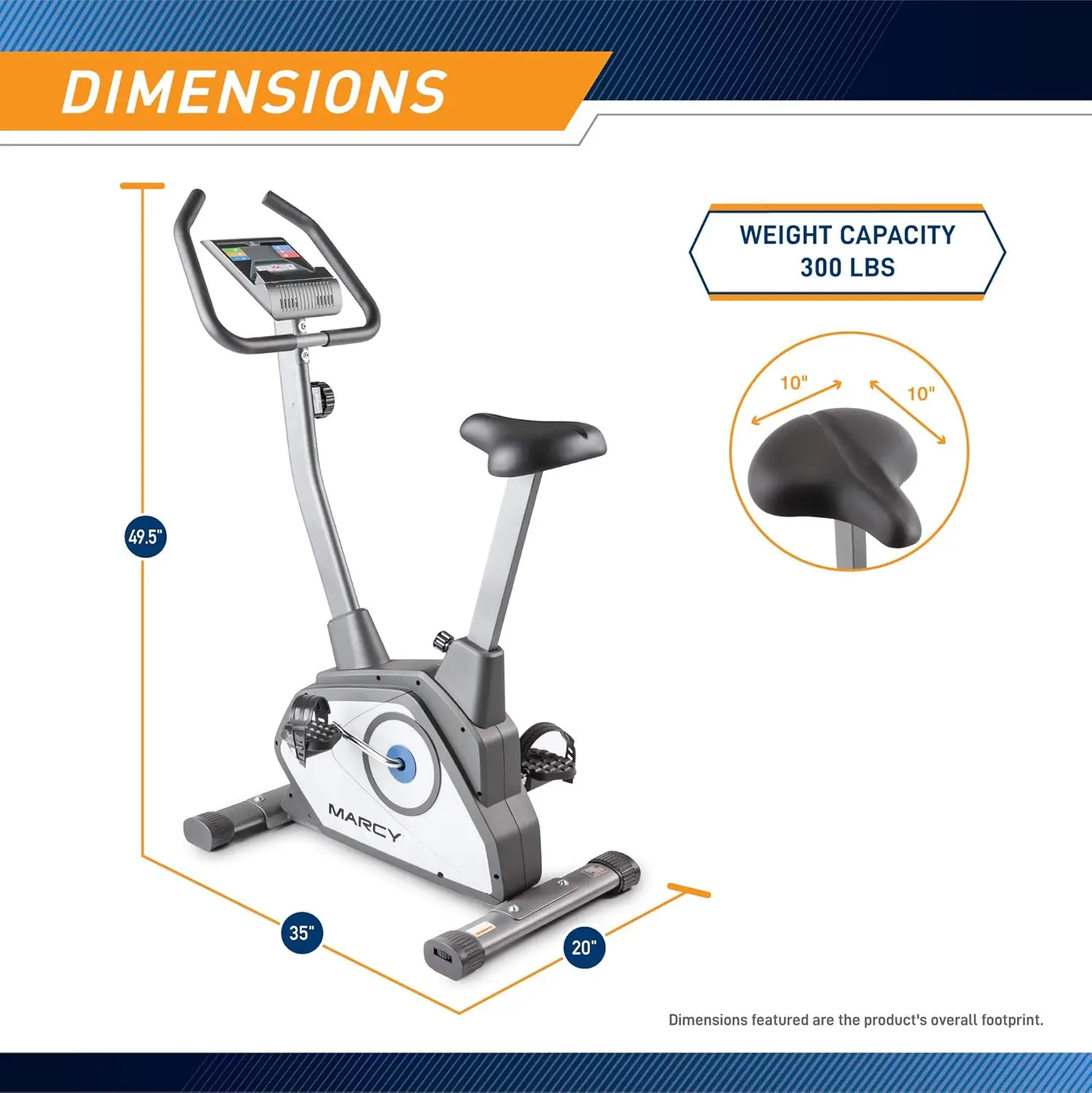 

Stationary Exercise Indoor Bicycle with 8 Magnetic Resistance Levels