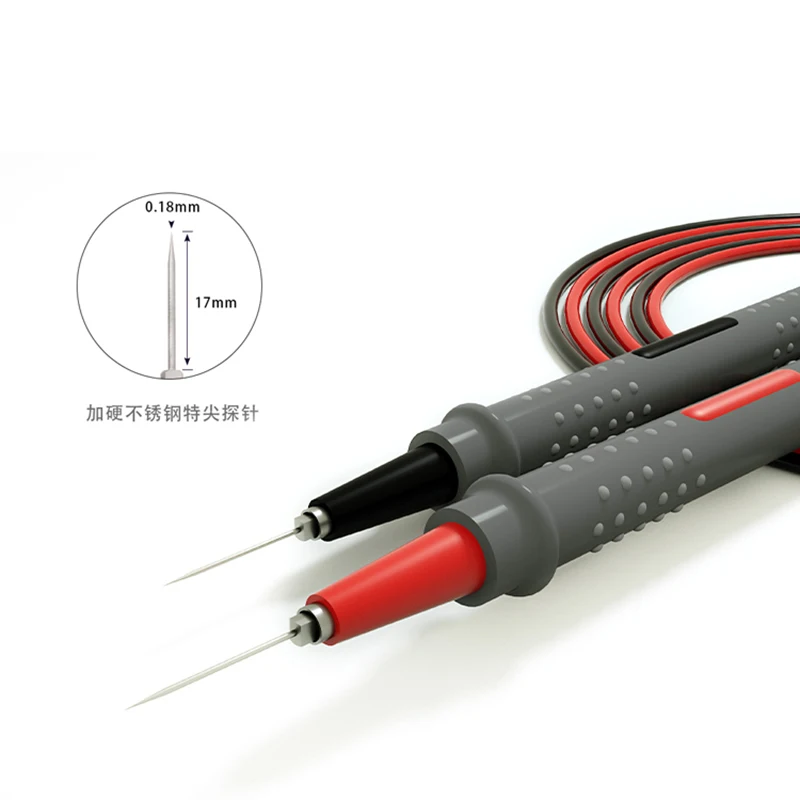 C-002 cavi di prova per cavi multimetro di alta qualità ago sostituibile ultra sottile per tester di resistenza per prodotti elettronici di