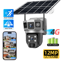V380 Pro 12MP 6K Outdoor Triple Screen CCTV Waterproof Night Vision Two-Way Motion Tracking WiFi Security IP Camera