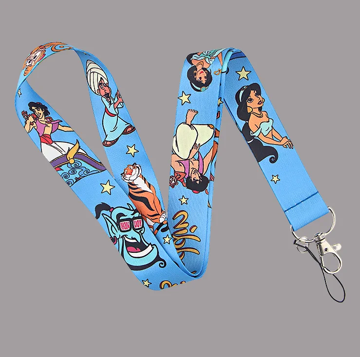 

Cartoon Magic Lamp Lanyards for Keys Neck Strap For Card Badge Gym Keychain Key Holder Hanging Rope Keyring Accessories Gifts