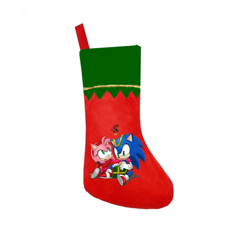سونيس عيد الميلاد الجوارب المنزل فندق الديكور عيد الميلاد الجوارب لطيف الكرتون أنيمي نمط هدية كيس الحلوى هدية عيد ميلاد الأطفال