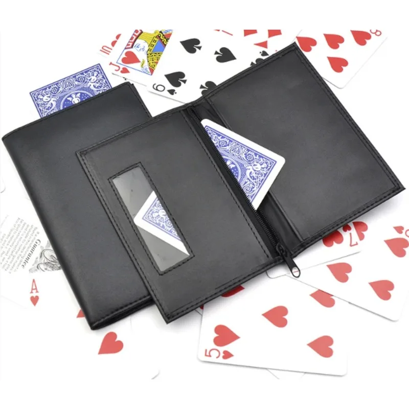 新しい保険証入れ（カードを財布に入れる）クローズアップマジックトリックマジックウォレットコメディストリートギミックマジック小道具イリュージョンマジシャン