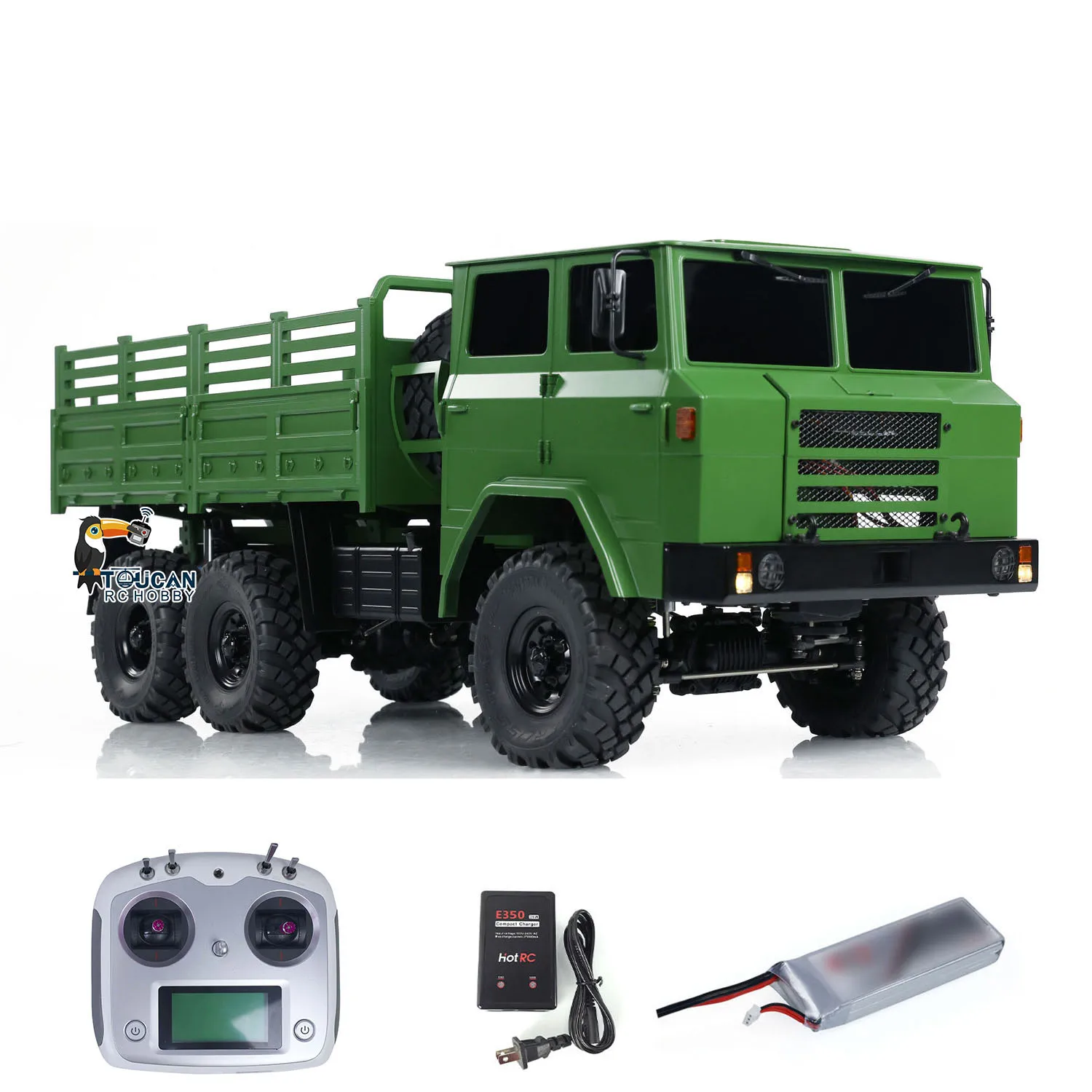 In Stock 1/12 CROSSRC XC6 RTR RC Military Truck Crawler 6WD Painted Assembled Sound System Smoke Battery RC Toys Model Gift