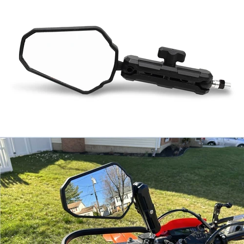 Imagen 2 del producto Espejo retrovisor plegable Universal para motocicleta, espejos laterales ajustables para manillar de carretera Adventure Westwind, accesorios para motocicleta