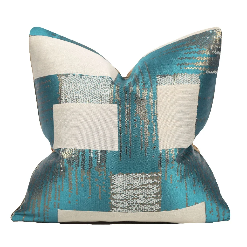 2023 NEW Blue Modern Decor Cushion Cover for Sofa and Bed Abstract Throw Pillow Covers, 30x50/45x45/50x50