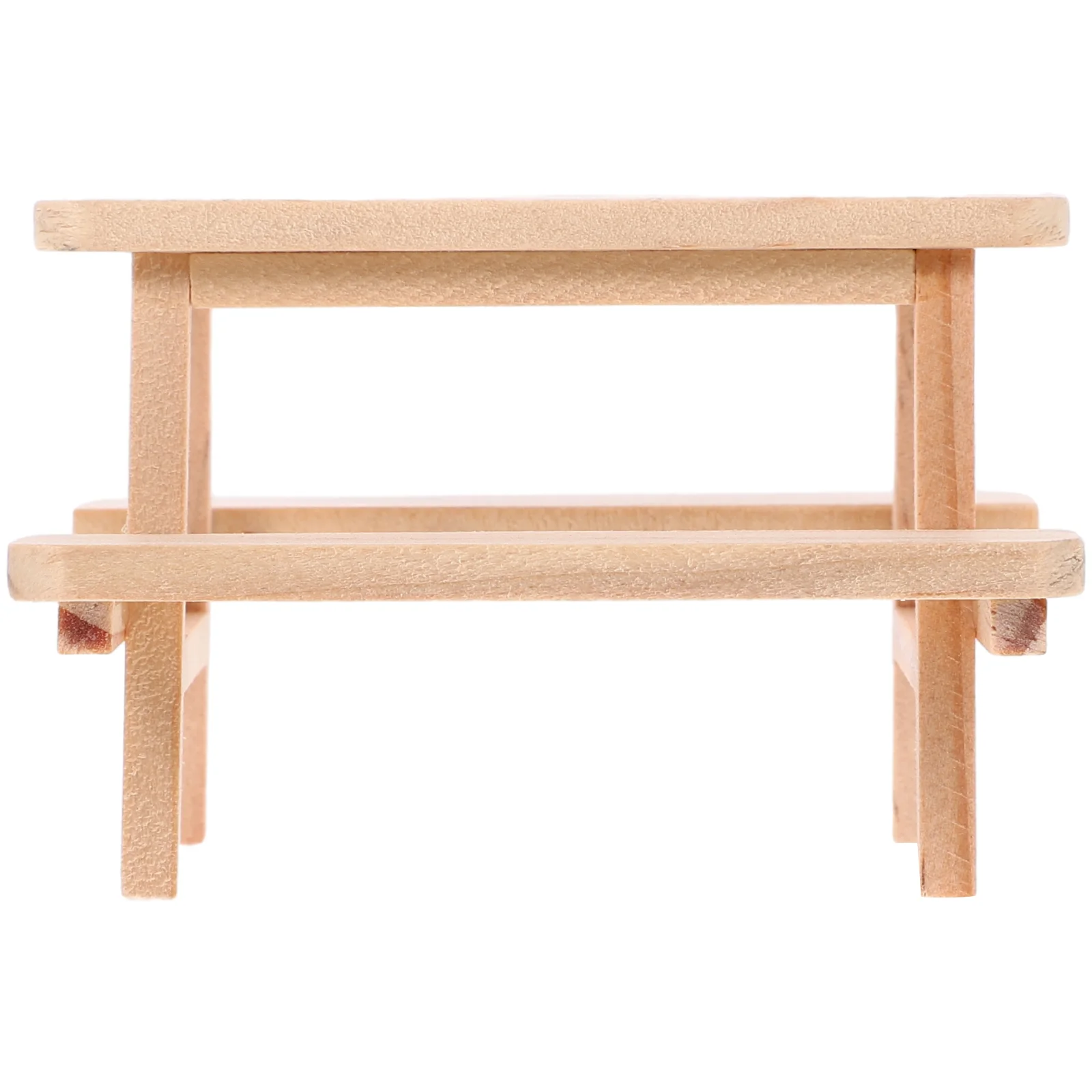 Piece Table Mini Wooden Picnic Miniature Furniture Models Adornment Supplies Home Accessories