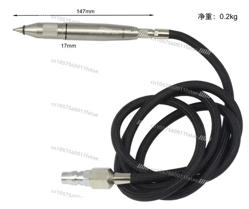 112L/min Air Scribing Pen GY-1318 Pneumatic Engraving Machine Industrial Marking Carving Tool With Rubber Hose