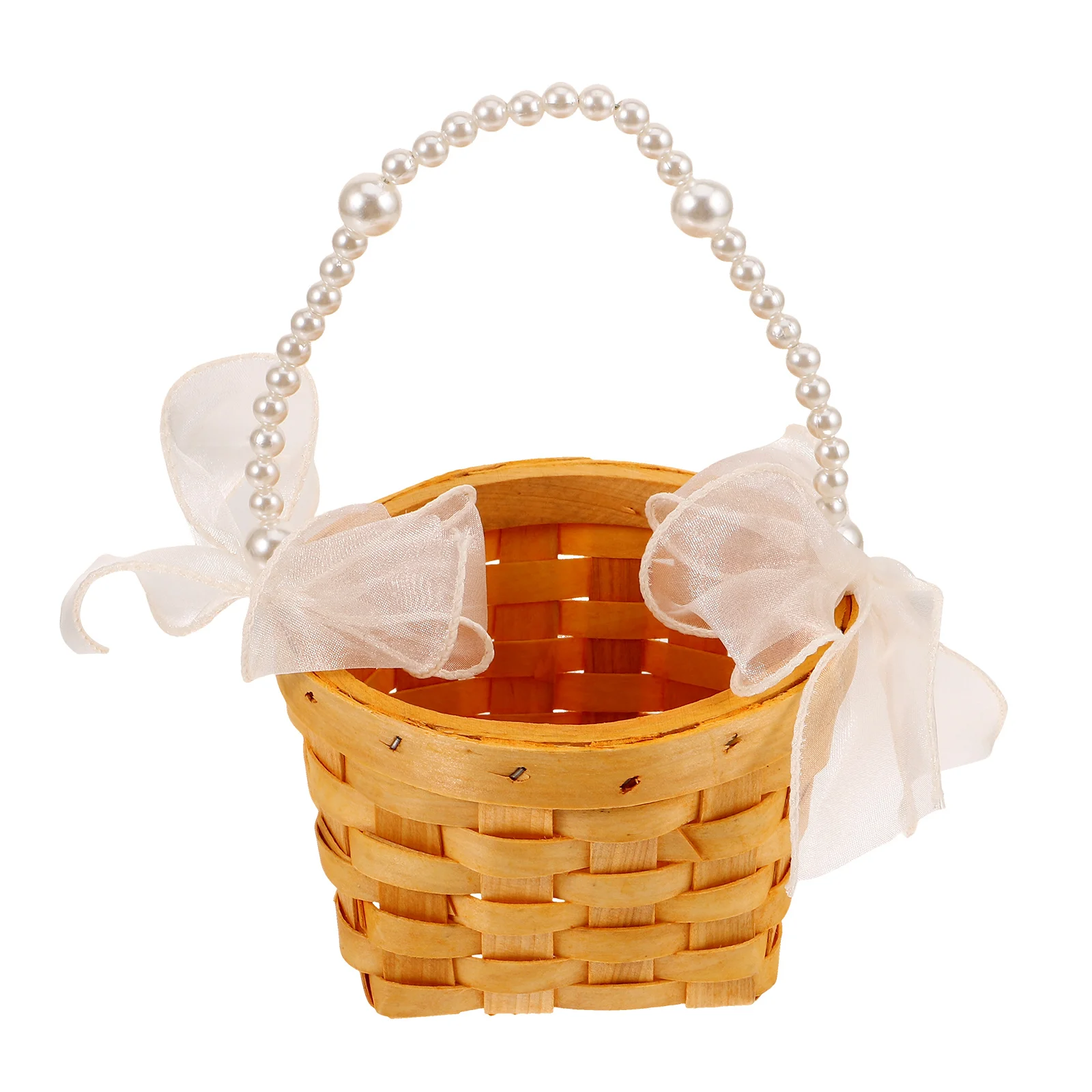 

Gift Basket Flower Girl Baskets for Wedding with Handle Birthday Women The Flowers Bridal