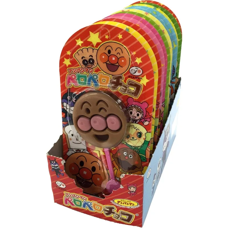 ふじや アンパンマン ロリポップチョコレート 12個入り（×1）、送料無料、国内発送