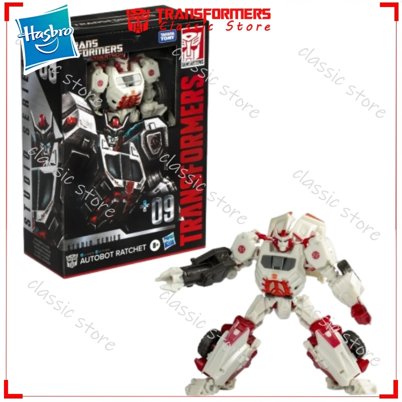W magazynie Klasyczne transformatory Studio Series Gamer Edition Voyage Class WFC SS-GE-09 Ratchet Cybertron Autoboty Figurki