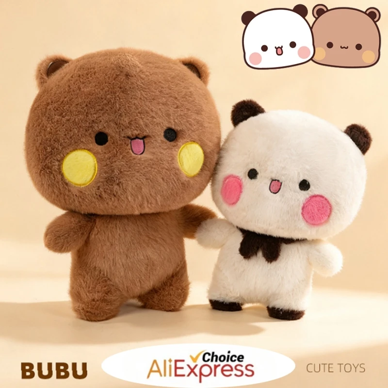 Fast Delivery 25-60cm Panda Bubu And Yier Plush Toys - Cartoon Panda Bubu And Dudu Soft Filling Plush Doll , Cute Birthday Gifts