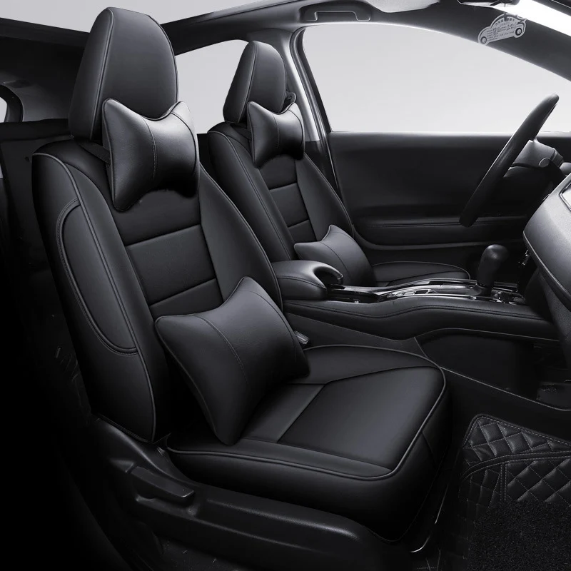 Full Set Bespoke Seat Covers  For Honda Vezel HRV XRV 2014-2019 Ultra Comfort Leatherette Breathable Cushion Auto Accessories