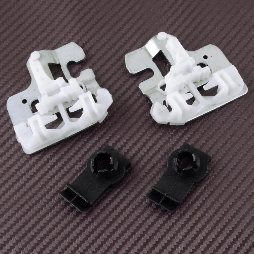 4Pcs/Set Front Left & Right Window Regulator Repair Clips 51357125059 Fit for BMW X5 E53 2000 2001 2002 2003 2004 2005 2006