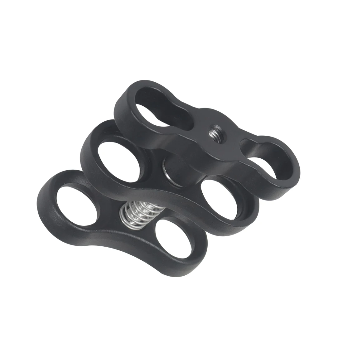 Metall Schmetterling Klemme Unterwasser Tauchen für GoPro 1-zoll Kugelkopf 2 Löcher Clip Halterung Licht Arm Fix Stativ Halterung Adapter – Detail 12