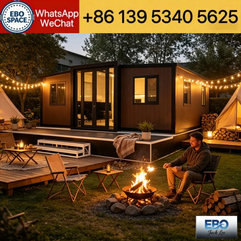 Factory direct 40ft foldable garden house, outdoor mini container, luxury modular Capsule Room Price
