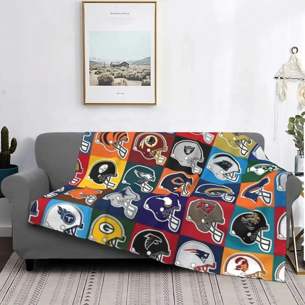 

Nfl Usa Blanket Bedspread Bed Plaid Rug Bed Covers Hooded Blanket Blanket On The Bed