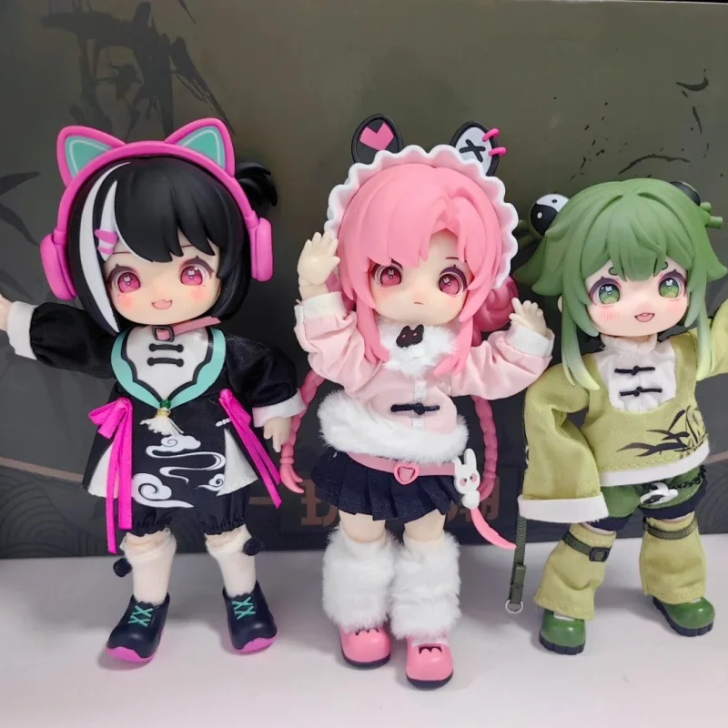 

In stock Nagi Beast 3rd Generation Dragon Journey Season Series Cute 15cm Doll Bjd 12 Point Doll Movable Doll Gift