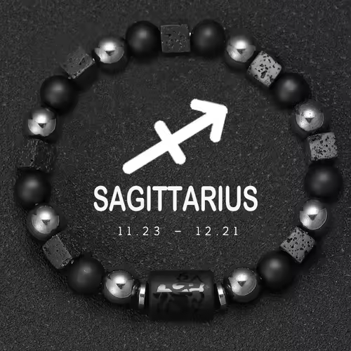 12 Zodiac Bracelets Natural Stone Cancer Virgo Leo Libra Bracelet Couples Friendship Gifts Bracelets jewelry pulsera hombre - Image 7