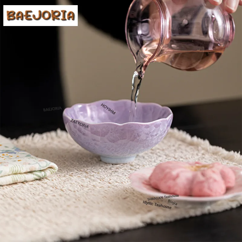Crystal Glaze Travel Tea Set Kit Traditional 1 Pot 1 Cup Household Tea Maker Organizer Portable Outdoor Stock Bags Drinkware Set