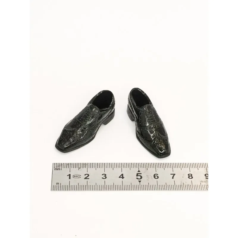 

1/6 Scale Action Figures Black Thin Low Pointed Hollow Plastic Shoes Model for 12" TBL PH Male Soldier Body