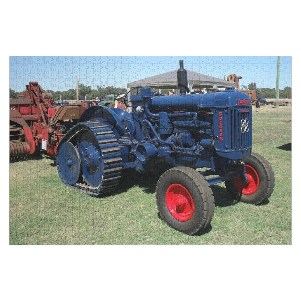 Fordson 'Halftrack' Vintage Tractor Jigsaw Puzzle Custom Photo Personalize Personalized Baby Toy Jigsaw For Kids Puzzle