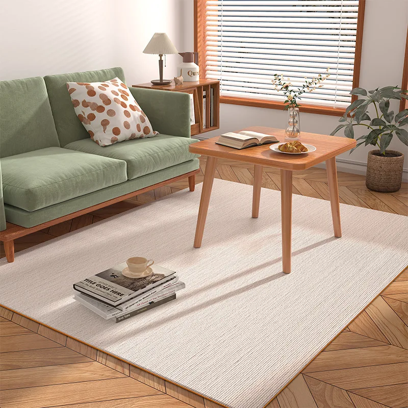 Minimalist And Sophisticated Living Room Carpet Minimalist Style Sofa Coffee Table Table Mat Durable And Easy-To-Clean Decor