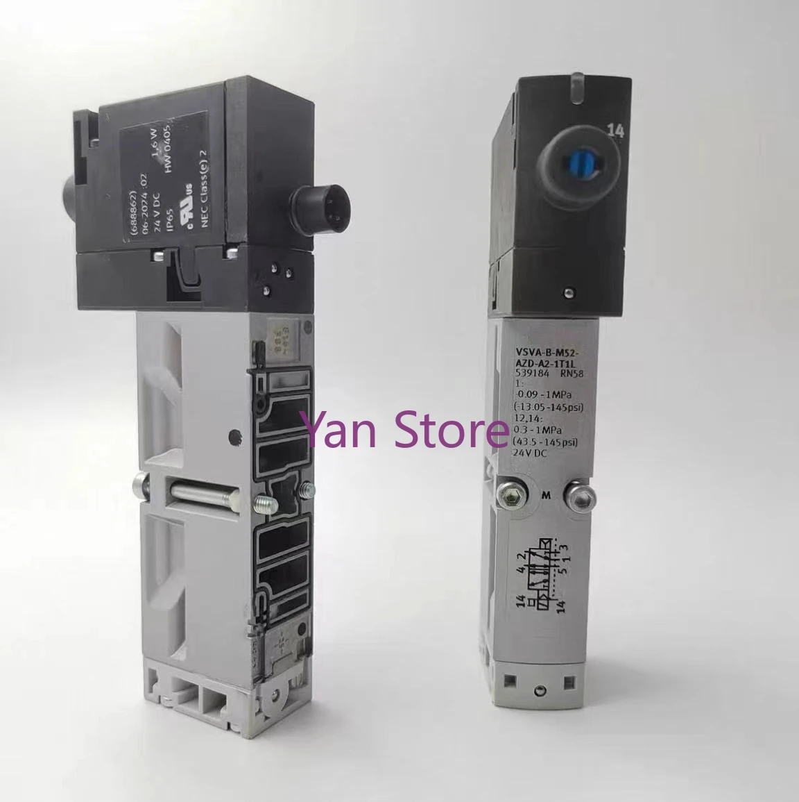 VUVB-L-M42-AD-Q6-1C1 24V 537472 VUVB-S-M42-AZD-QX-1C1 537534 VUVB-ST12-M52-MZH-QX-1T1 557649  The electromagnetic valve VUVB