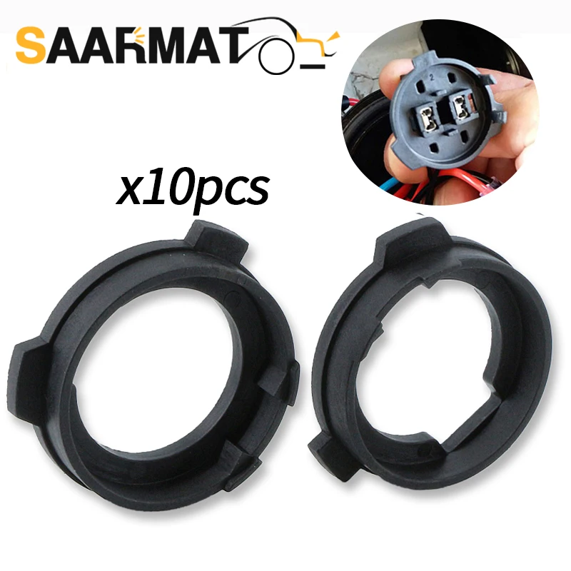 

10Pcs Car H7 Led Bulb Holder Headlight Socket Retainers Base Adapter For VW Polo New Touran Tiguan Gran Lavida For Skoda Octavia