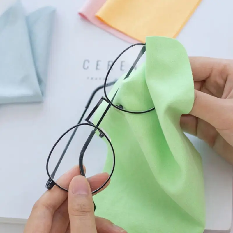 Microfiber Lens Cloth Glasses Cloth  Microfiber Cleaning Cloth Test Cloth for Cleaning Lens Glasses Screen Cleaner Phone Cleaner